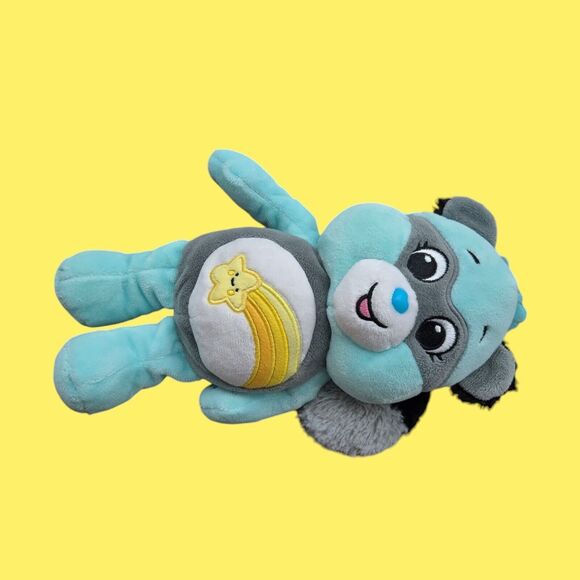 Care Bears Wish Bear 10" Bandit Mask Raccoon Plush Stuffed Toy Halloween Theme - Picture 7 of 13